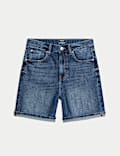 Denim Boyfriend Shorts