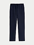 Lyocell Rich Straight Leg Trousers
