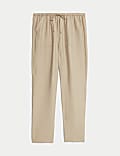 Pantalon jambe droite en Lyocell