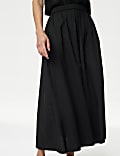 Pure Cotton Midi Skirt