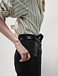 Lyocell Blend Wide Palazzo Leg Jeans