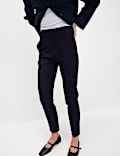 Slim Fit Ankle Grazer Trousers with Stretch