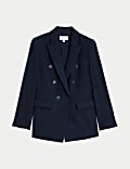 Tailored Relaxed Double Breasted Blazer