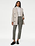 Cotton Rich Printed Slim Fit Trousers
