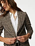 Tweed Relaxed Checked Blazer