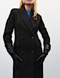 Double Breasted Longline Overcoat