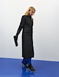 Double Breasted Longline Overcoat