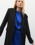 Double Breasted Longline Overcoat