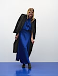 Double Breasted Longline Overcoat