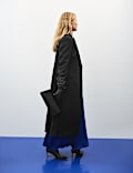 Double Breasted Longline Overcoat