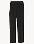 Marl Straight Leg Trousers