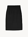 Jersey Knee Length Pencil Skirt