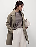 Relaxed Single Breasted Coat