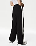 Side Stripe Wide Leg Trousers