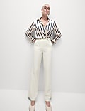 Woven Wide Leg Trousers