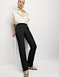 Jersey Twill Straight Leg Trousers
