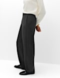 Tailored Barrel Leg Trousers
