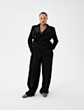 Tuxedo Relaxed Straight Leg Trousers