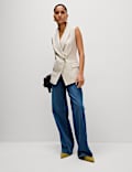 Linen Blend Waistcoat