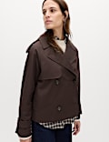Pure Cotton Short Trench Coat