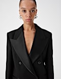 Taillierte Smoking-Jacke mit Spitzrevers