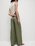 Wide Leg PalazzoTrousers