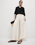 Wide Leg PalazzoTrousers