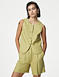 Linen Rich Tailored Waistcoat