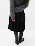 Pleated Wrap Kilt Skirt