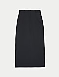 Side Split Maxi Column Skirt