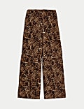 Print Wide Leg Trousers