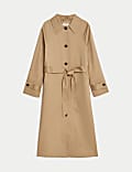 Cotton Rich Belted Longline Trench Coat