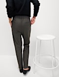 Drawstring Tapered Ankle Grazer Trousers