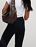 Jersey Straight Leg Trousers with Stretch