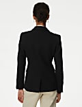 Schmal geschnittener, einreihiger Jersey-Blazer