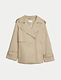 Cotton Rich Short Trench Coat