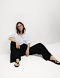 Pantalon coupe large
