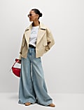 Cotton Rich Short Trench Coat