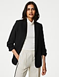 Ruched Sleeve Blazer