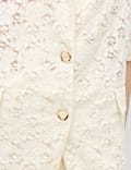 Lace Short Sleeve Jacket