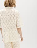 Lace Short Sleeve Jacket