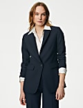 Blazer de corte sastre de botonadura simple