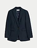 Blazer de corte sastre de botonadura simple