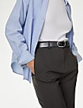 Straight Leg Trousers with Stretch