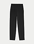 Straight Leg Trousers with Stretch