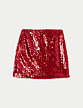 Sequin Mini Skirt