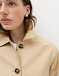 Pure Cotton Short Button Through Jacket