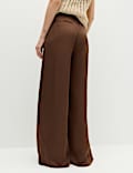 Satin Wide Leg Trousers