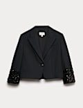 Sequin Cropped Blazer