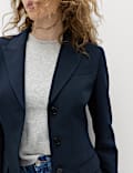 3 Button Cinched Single Breasted Blazer
